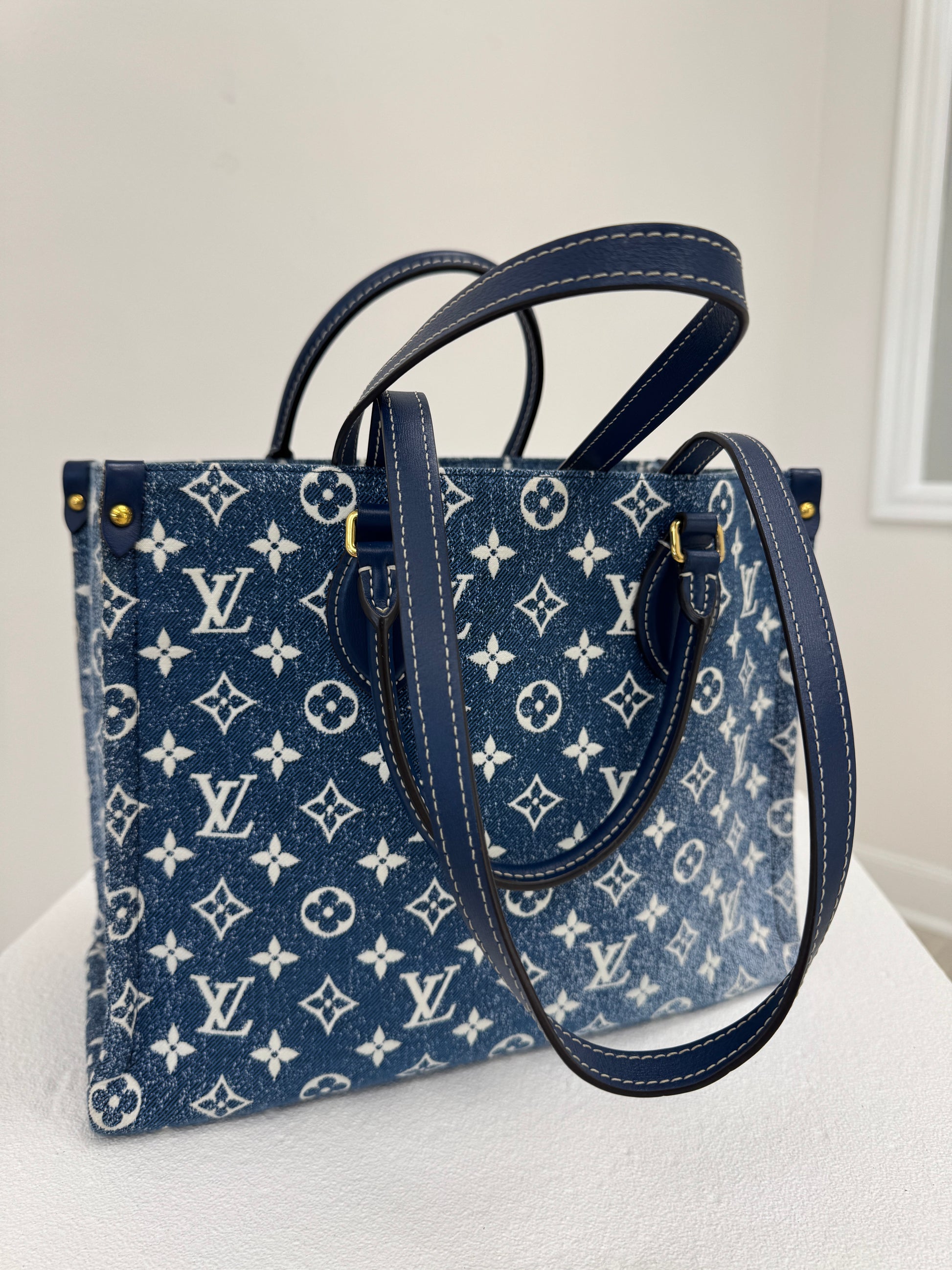 Louis Vuitton Monogram Jacquard Denim On The Go