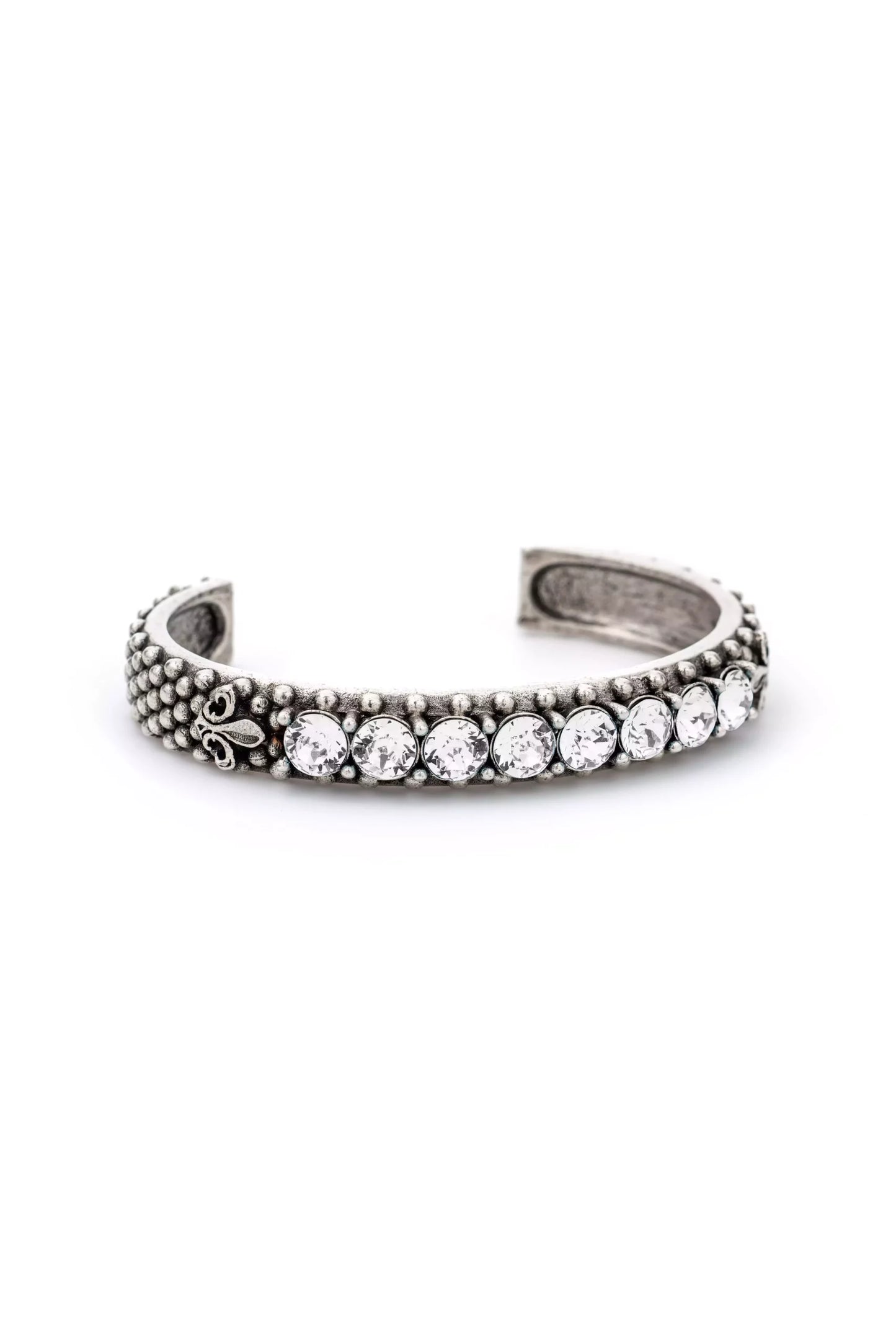 French Kande FDL Silver Cuff Bracelet