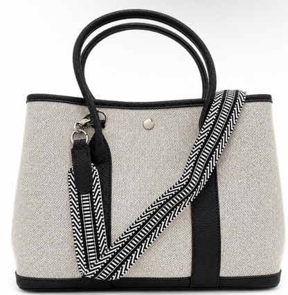 The Harbor Luxe Tote - Black