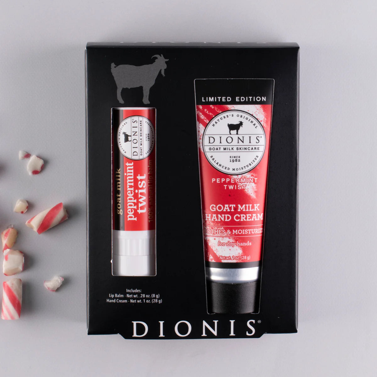 Dionis Goat Milk Peppermint Twist Lip & Hand Set