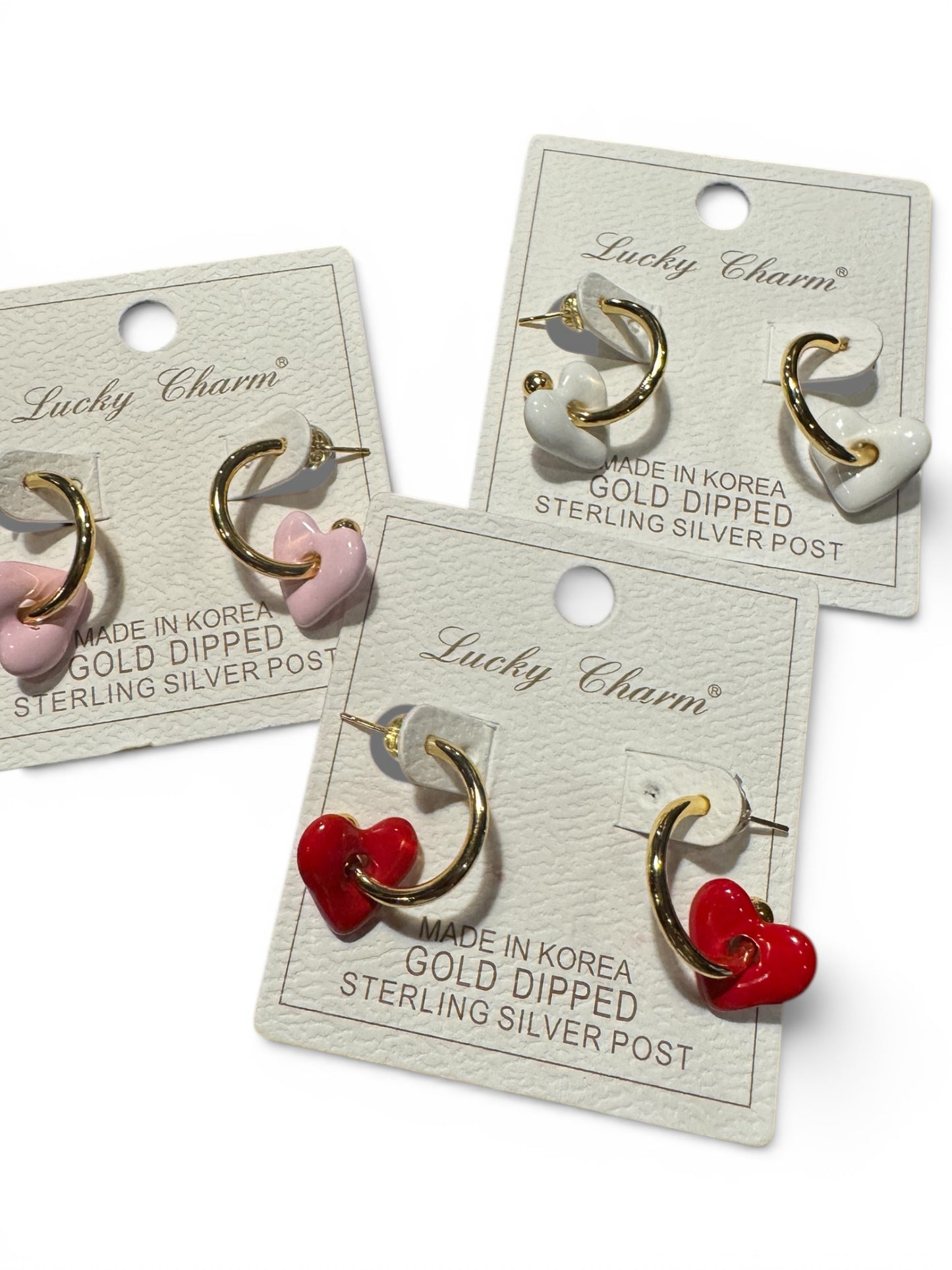 Heart on a Hoop Earring