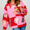 Queen Of Sparkles Checkered Valentines Icon Sweatshirt