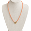 Beads Necklace  #3 Orange Size 18" length