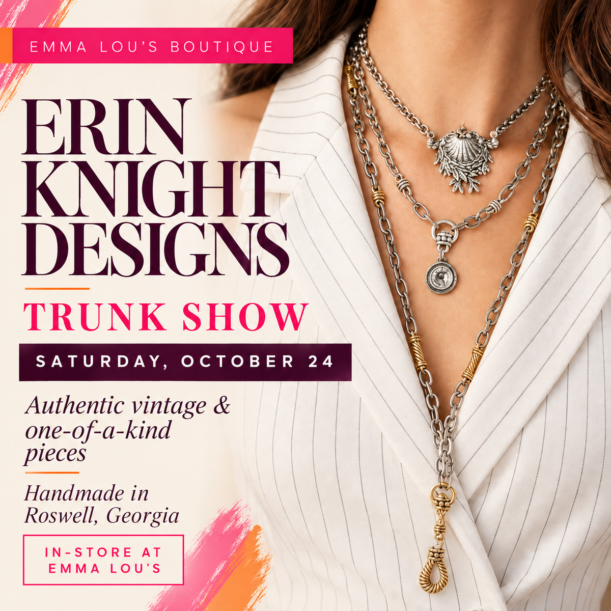 Erin Knight Trunk Show October 24th
