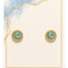 Sweet Heart Blue Earrings