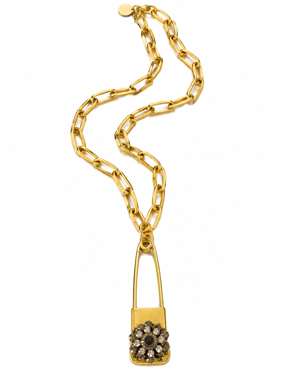Vintage Laundry Pin Necklace