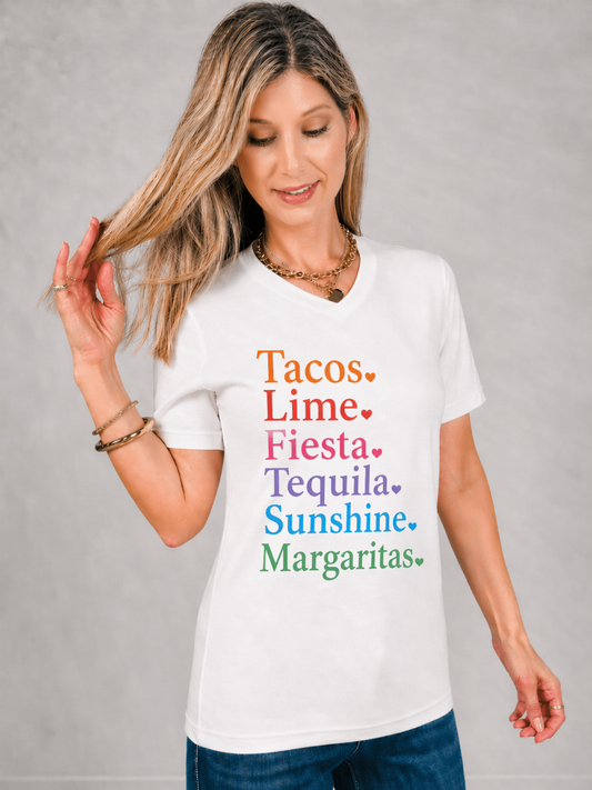 Tacos. Lime. Fiesta... Cinco De Mayo Graphic Tee DOORBUSTER