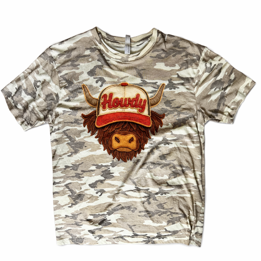 Howdy Highland Cow Graphic Tee