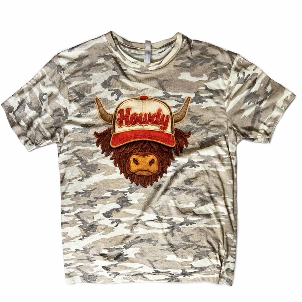 Howdy Highland Cow Graphic Tee