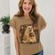 Raccoon Ghost Drinking Coffee Graphic Tee