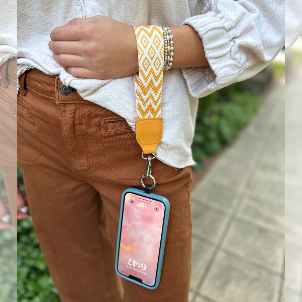 Clip & Go Strap with Pouch - Chevron Collection