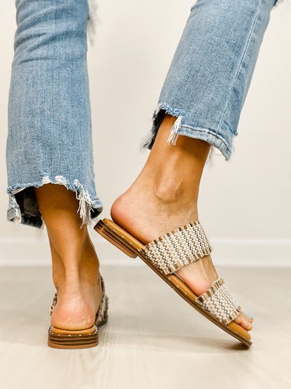 Corkys Afrayed Of What Sandals in TAN COMBO