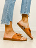 Corkys Rock The Bowt Slide Sandals in COGNAC