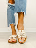 Corkys Rock The Bowt Slide Sandals in IVORY