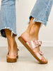 Corkys Take A Bow Sandals RED NATURAL STRIPE