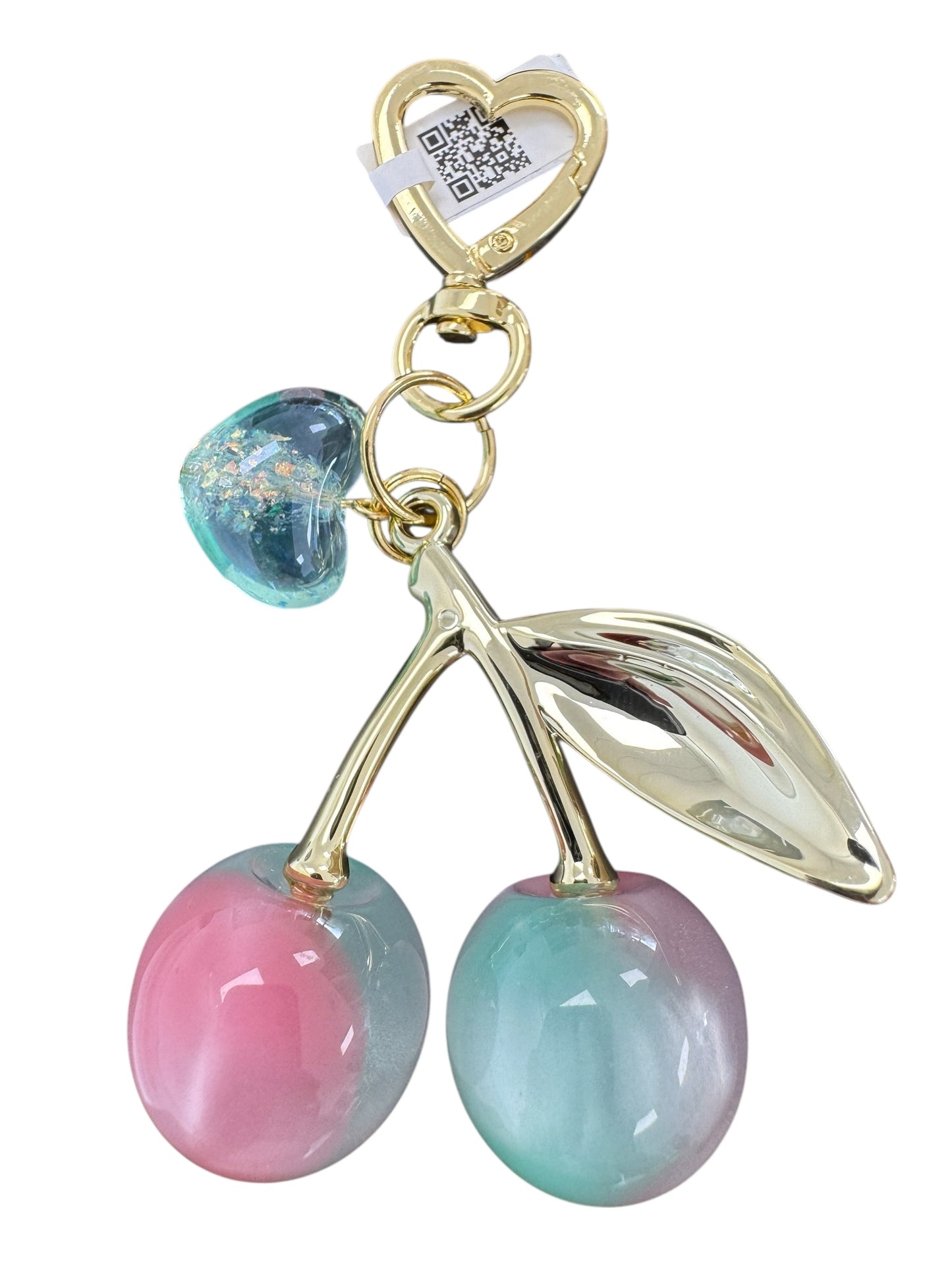 Acrylic Cherry Purse Charm