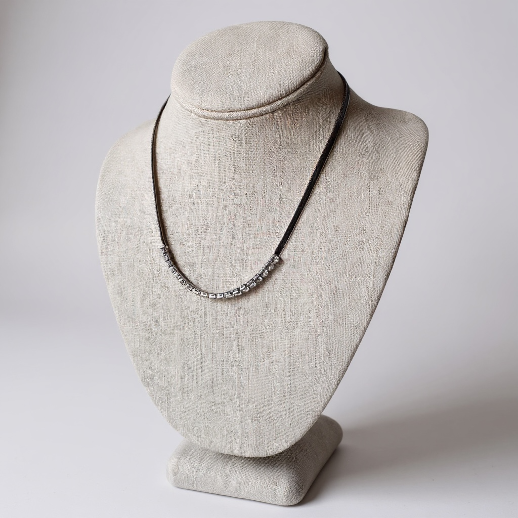 Snake Chain Diamond Necklace