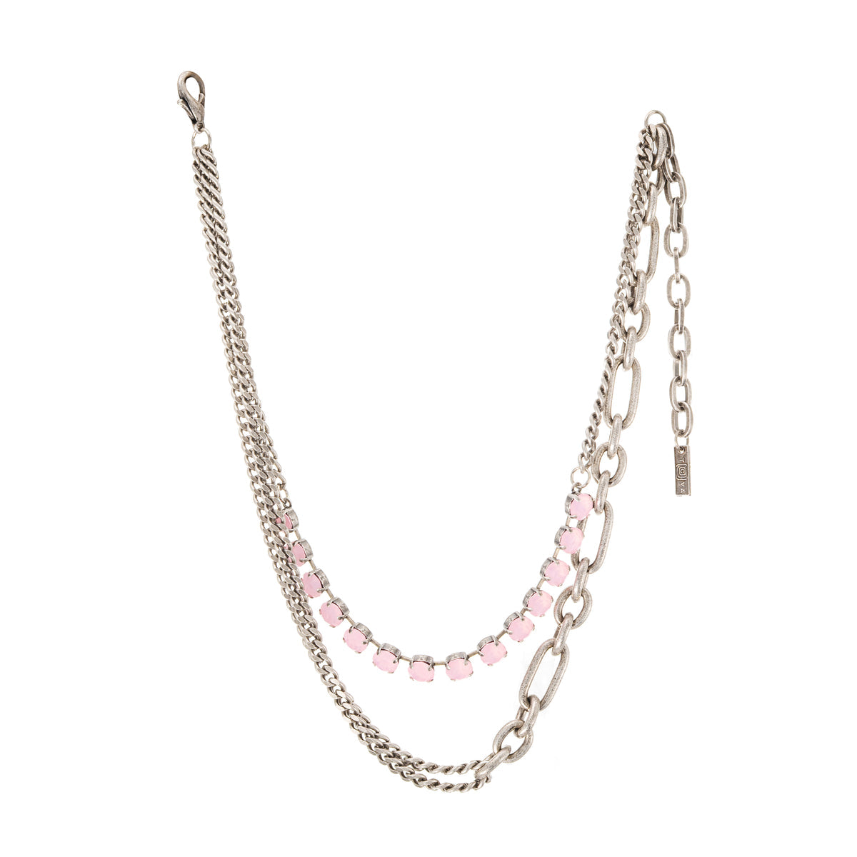 TOVA Cricket Necklace in Petal Pink
