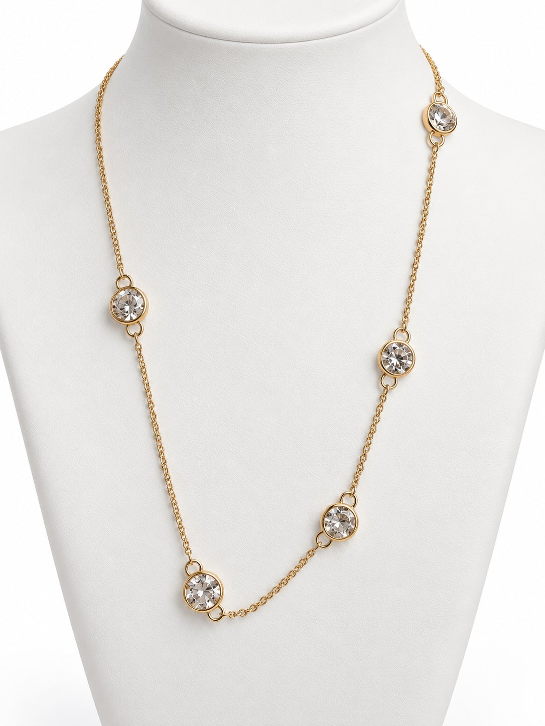 Dainty Glow Crystal Necklace