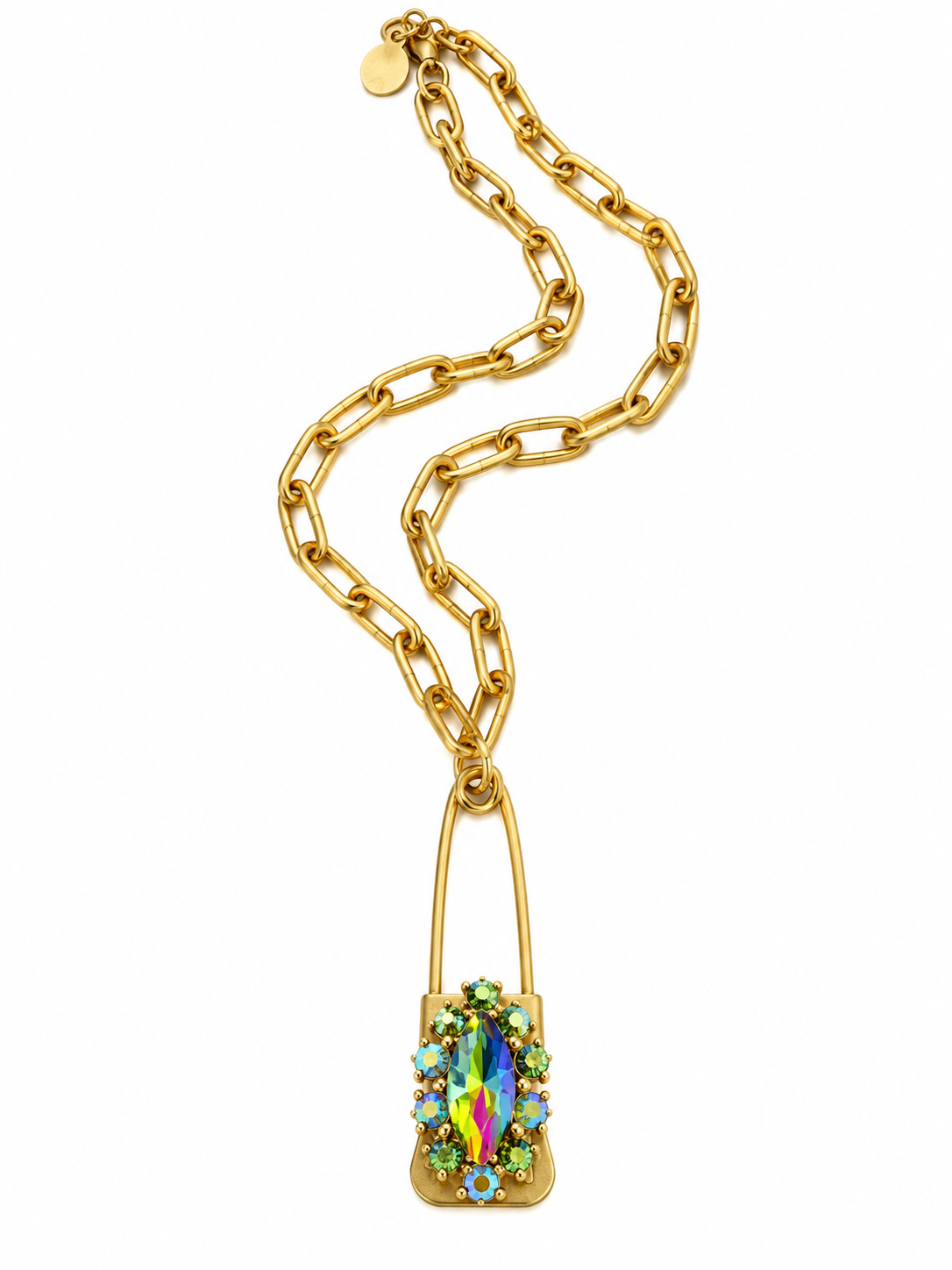 Vintage Laundry Pin Necklace