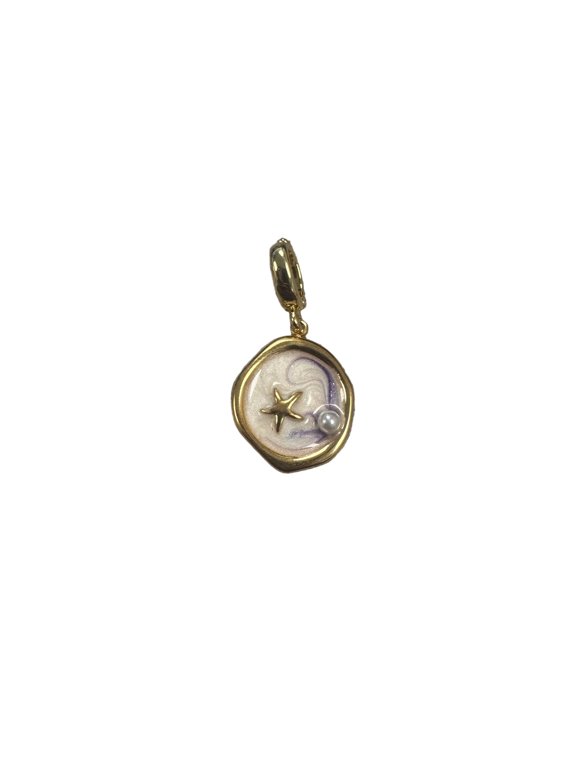 Nautical Enamel Pearl Charms