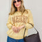 Stitched Leopard Merry Graphic Top