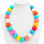 Pop Of Color Ball Necklace Bubble Gum