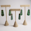Natural Chrysocolla Drop Earrings