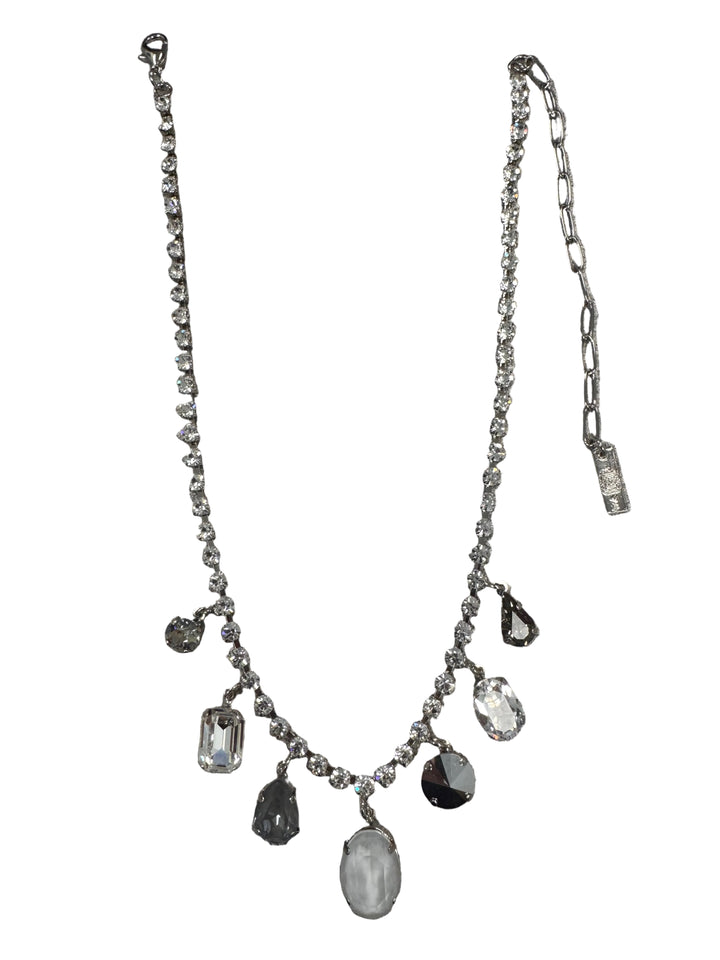 TOVA Zeren Necklace in Silver Chrome