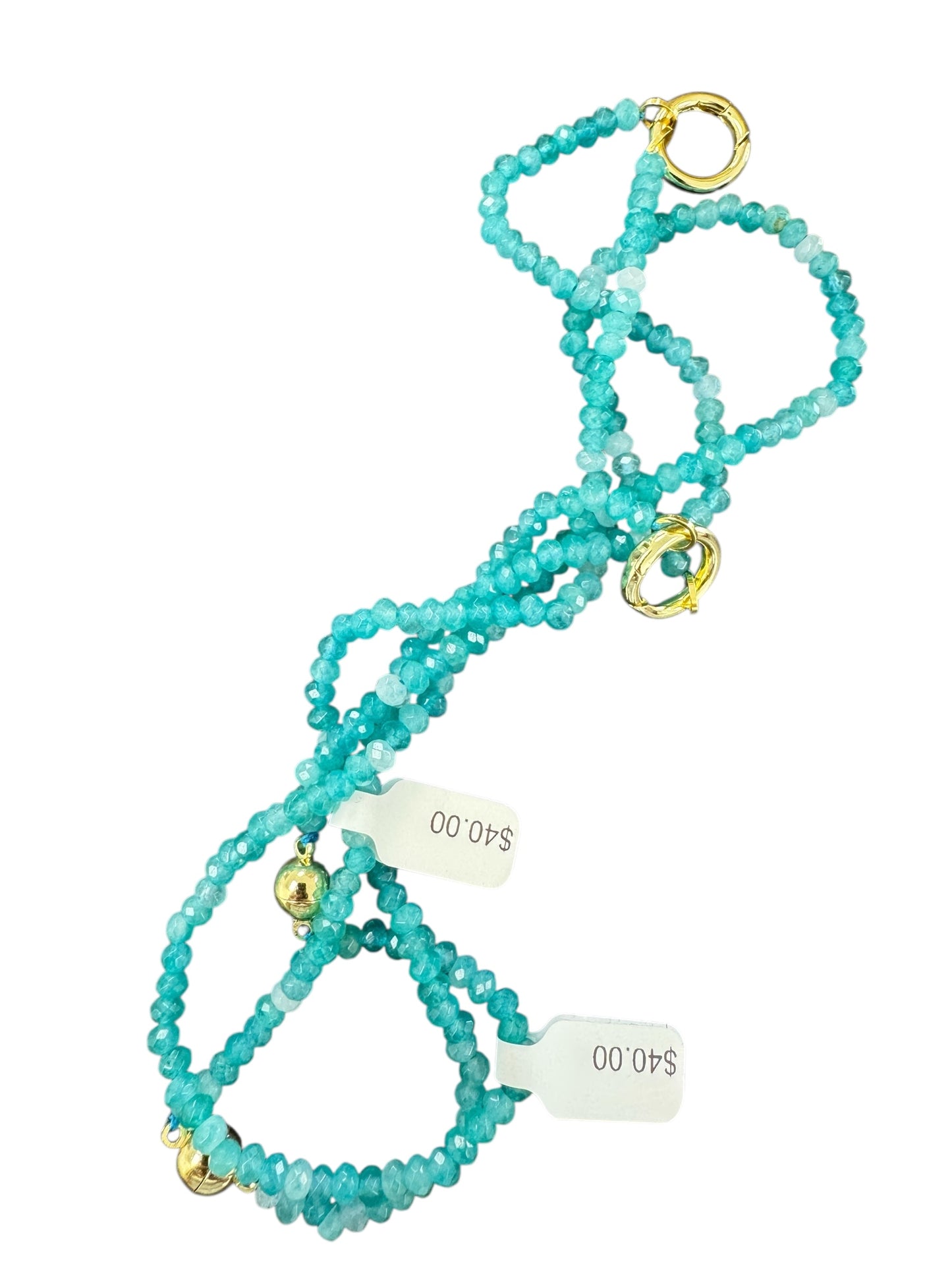 14" Turquoise Magnetic Necklace