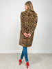 Leopard Print Soft Faux Fur Overcoat