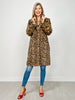 Leopard Print Soft Faux Fur Overcoat