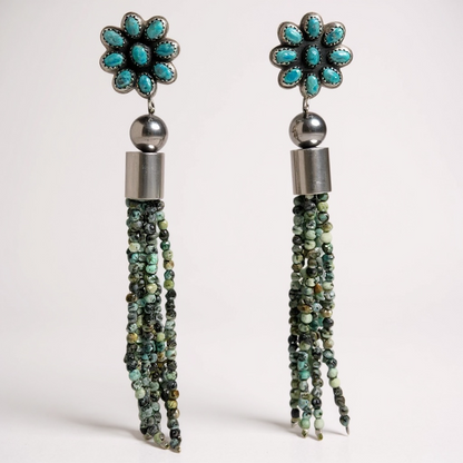 Mason Lee Turquoise Flower Earring