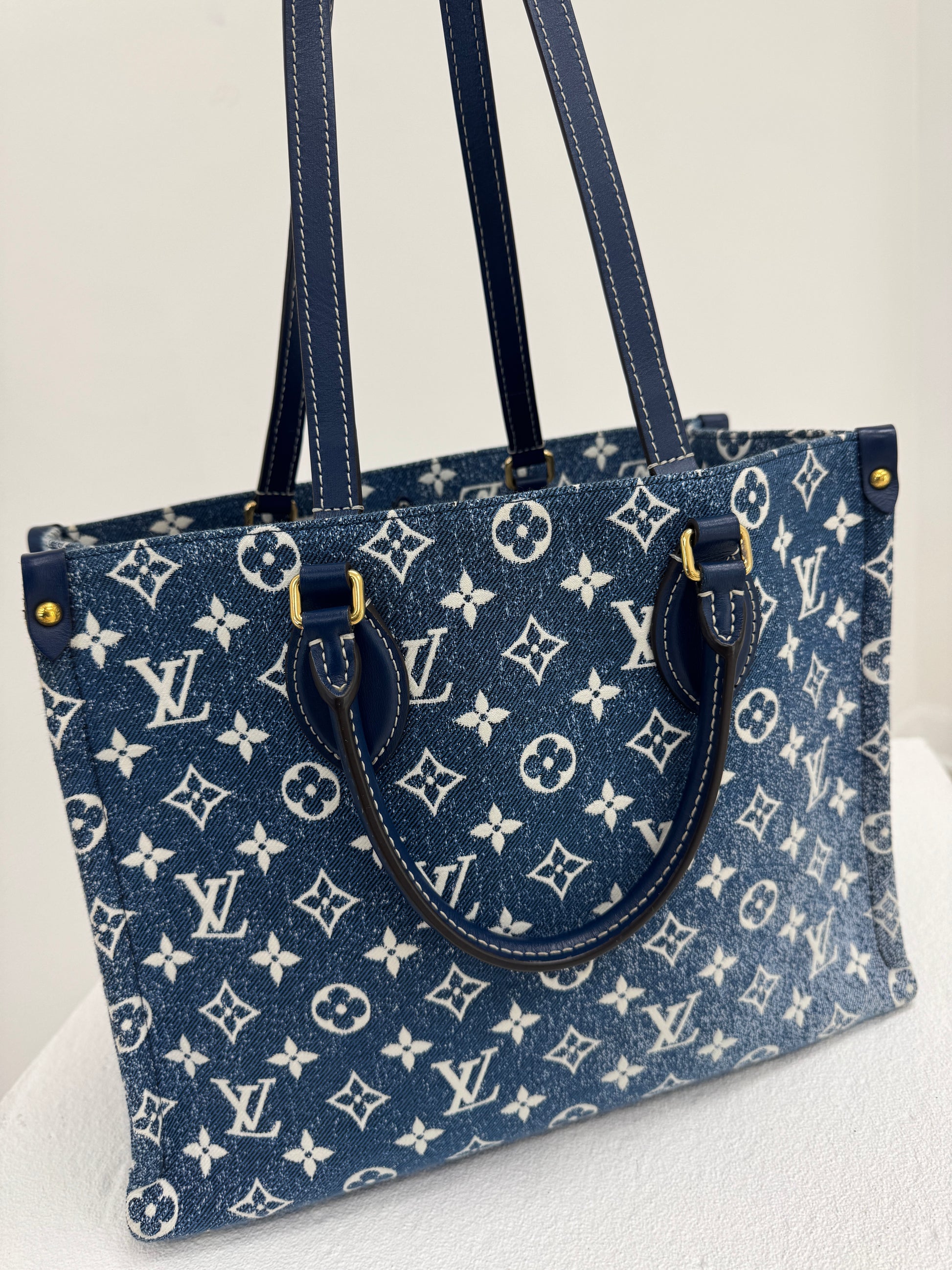 Louis Vuitton Monogram Jacquard Denim On The Go