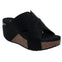 Volatile Firefly Sandal Wedges in Black
