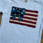 Embroidery Look American Flag Graphic Tee
