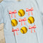 Coquette Softball Graphic Top