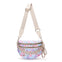 Oversized Nylon Double Zipper Leopard Crossbody in COLORFUL