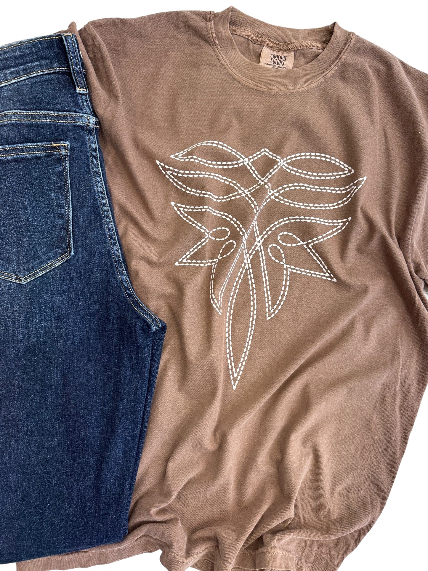 Boot Stitching Graphic Tee