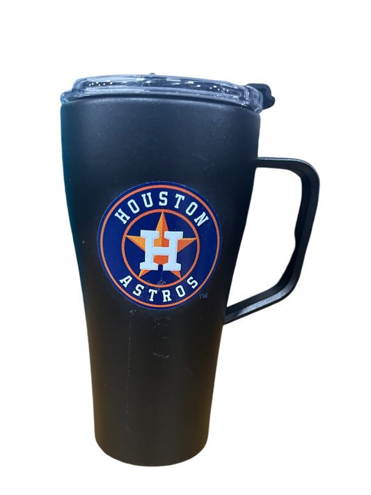 BruMate Houston Astros BLACK 22 oz. Toddy with Blue Logo