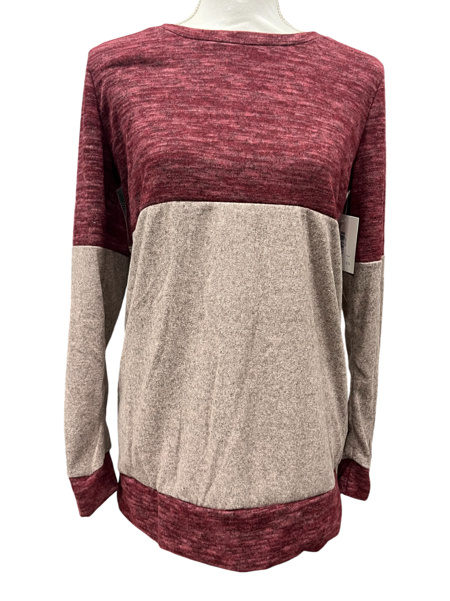 Long Sleeve Color Combo Top