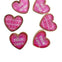 Three Pack - Enamel Heart Conversation Stud Earrings