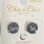 Black Stone Stud Earrings