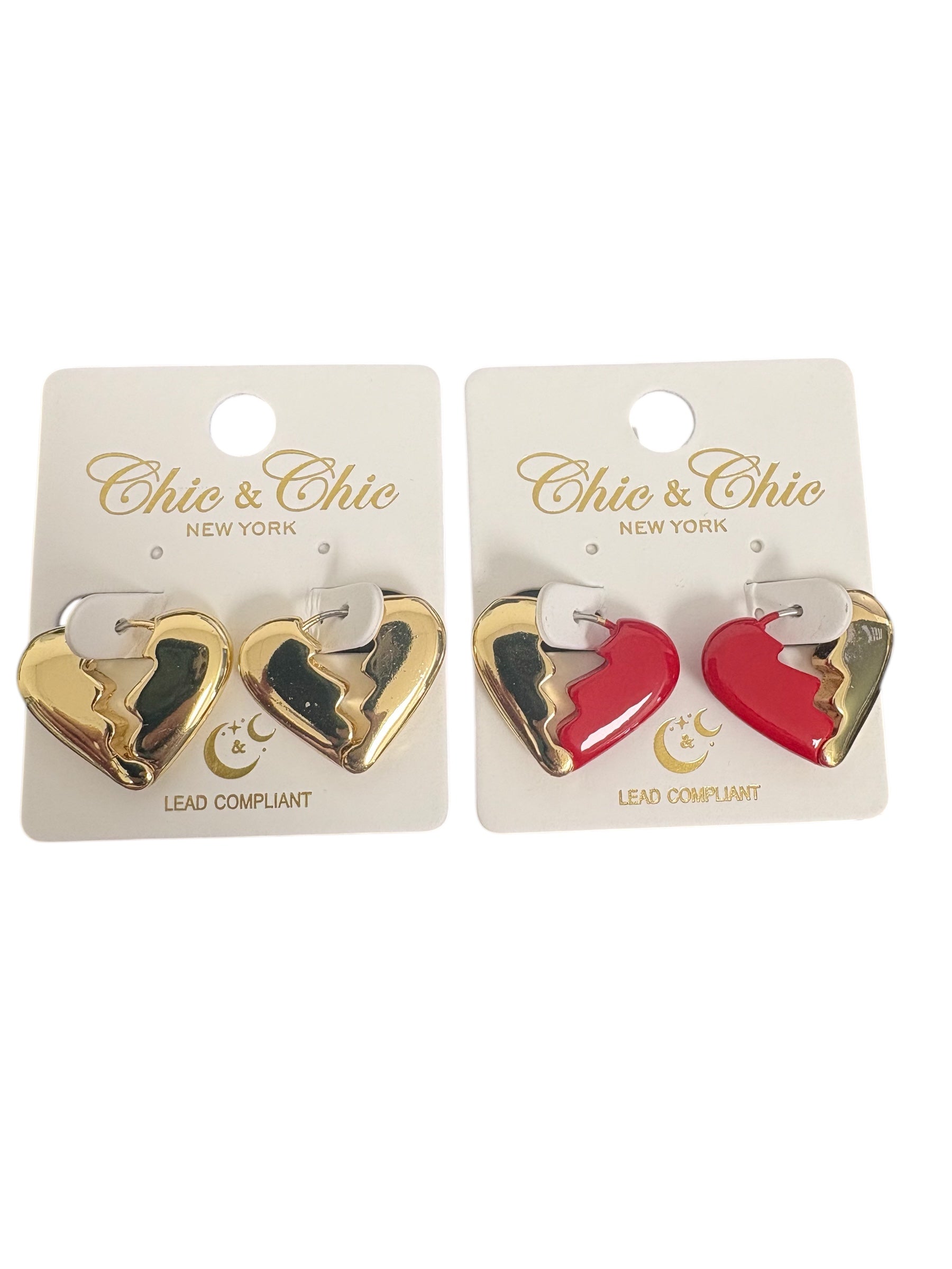 Heart Hoop Earrings