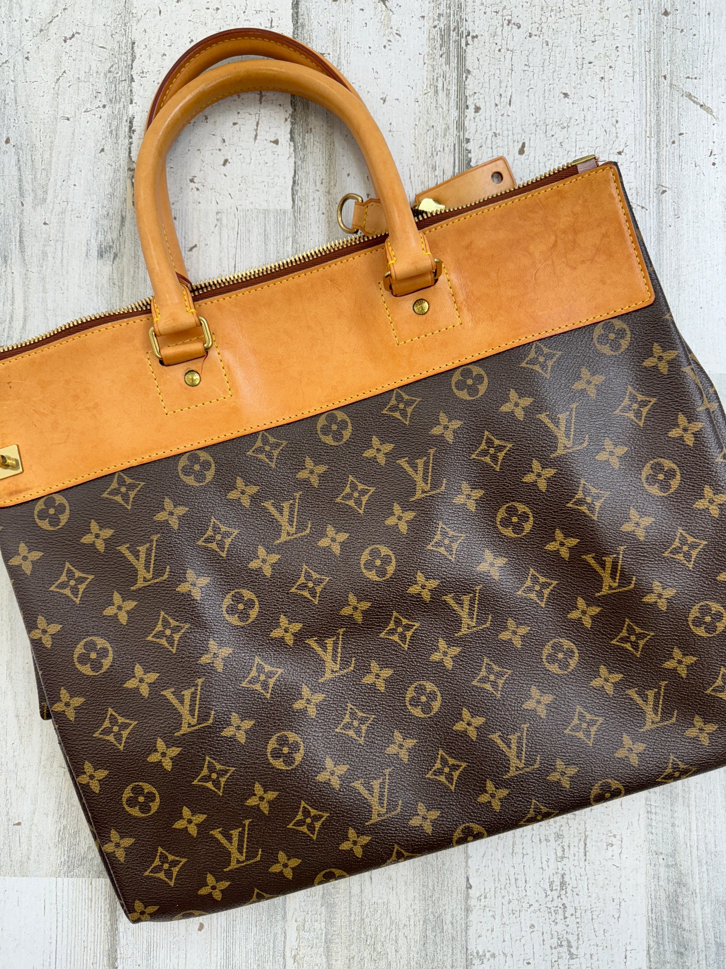 Custom Louis Vuitton Monogram Damier Ebene Canvas Bag