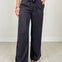 Elastic Waist Band Tencel Wide Leg Pants