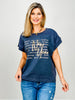 New Year Gold Foil Graphic Tee