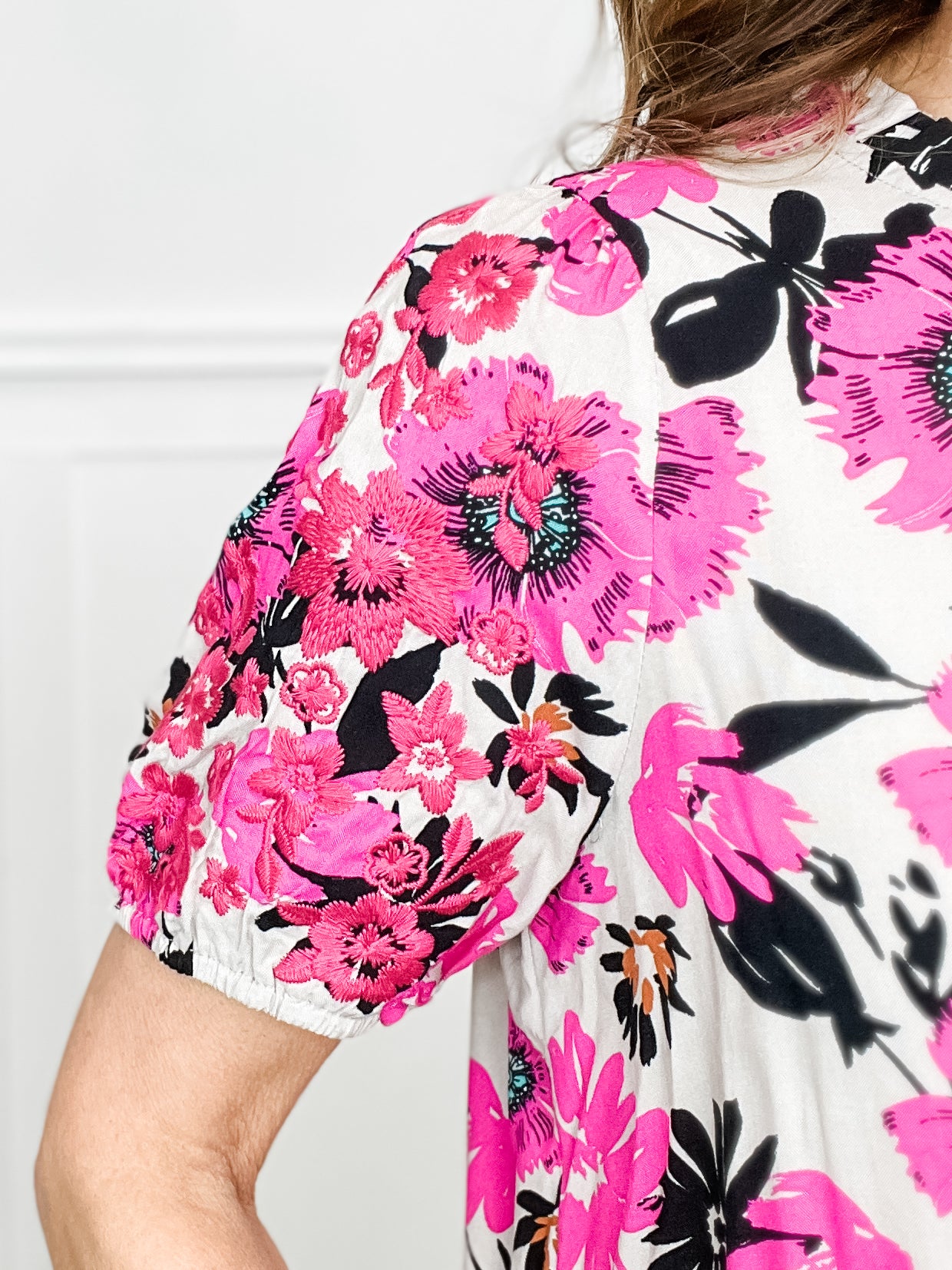 Short Sleeve Floral Top