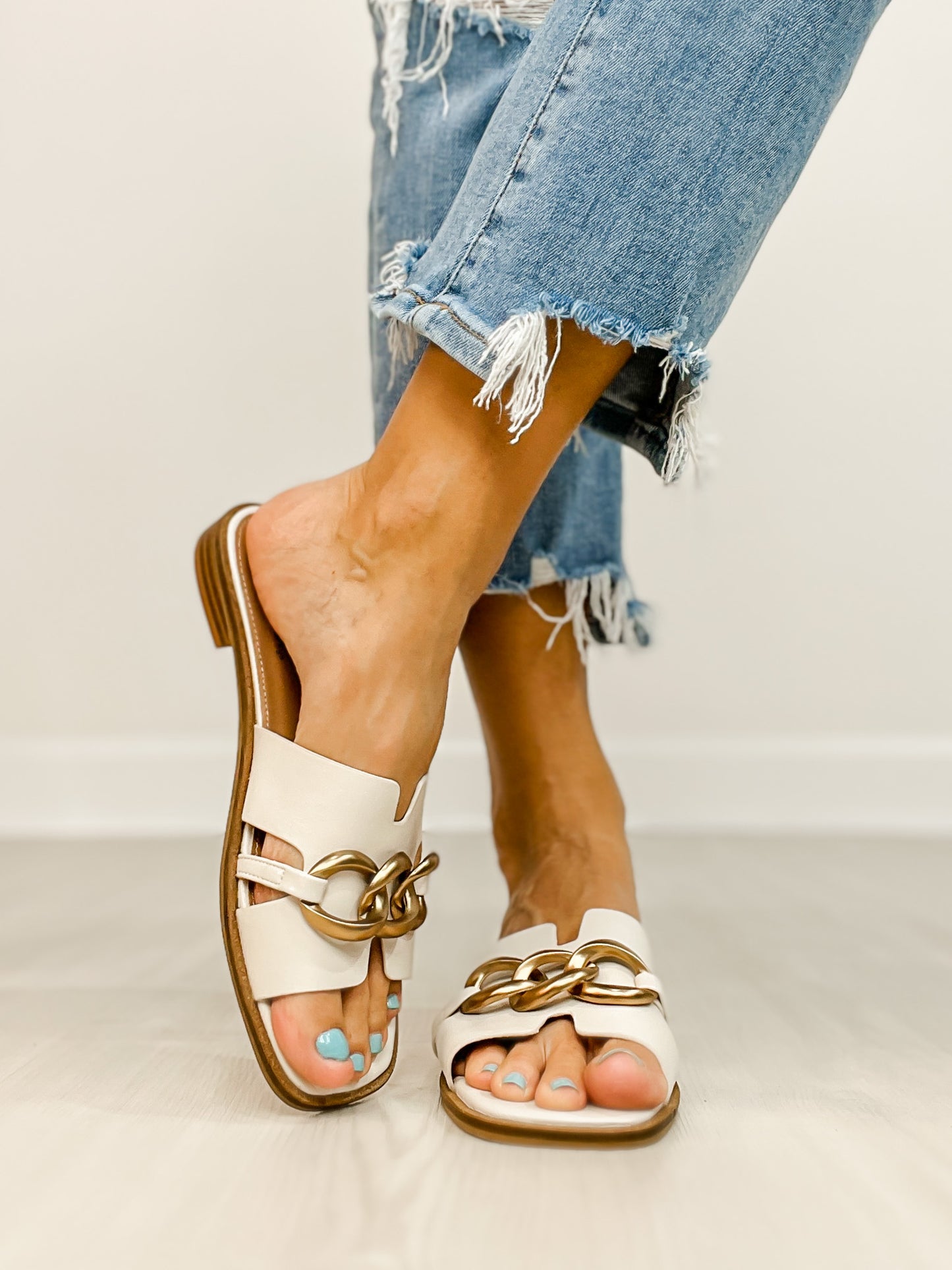 Corkys Off The Chain Sandals in IVORY