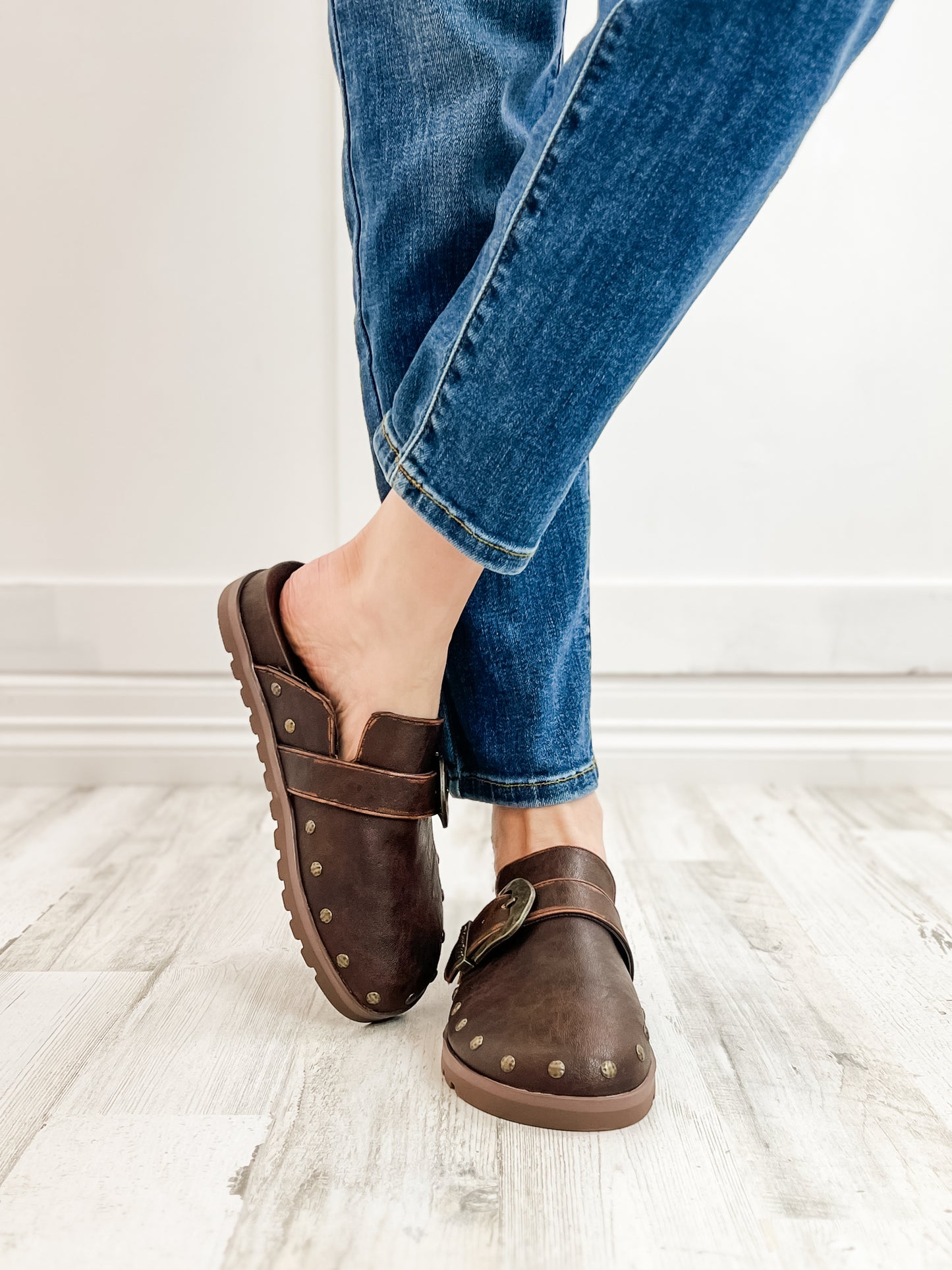 Blowfish Skylar Slip-On Mule in Brown